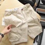 Quần Short Kaki Túi Hộp Rurumen