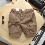 Quần Short Kaki Túi Hộp Rurumen