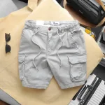 Quần Short Kaki Túi Hộp Rurumen