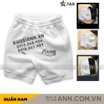 Quần Short Thun Nam In Chữ Chicago