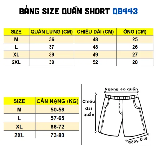 Quần Short Thun Nam Pack Horse Túi Hộp