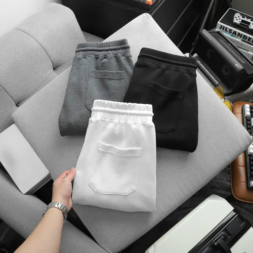 Quần Short Thun Nam Thêu Nổi Logo Chữ (Size Từ 50-80kg)