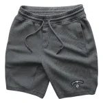 Quần Short Thun Nam Thêu Nổi Logo Chữ (Size Từ 50-80kg)