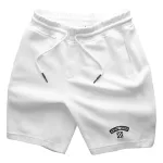 Quần Short Thun Nam Thêu Nổi Logo Chữ (Size Từ 50-80kg)