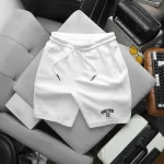 Quần Short Thun Nam Thêu Nổi Logo Chữ (Size Từ 50-80kg)