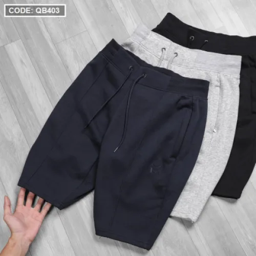 Quần Short Nam Thun Nỉ Thêu Logo Chữ M Cao Cấp