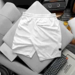 Quần Short Thun Nam Viền Sọc In Chữ Orgirinal