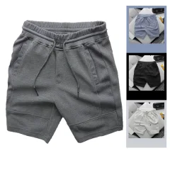 Quần Short Thun Nam Viền Sọc Ngang New Basic