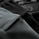 Quần Short Thun Nam Viền Sọc Thêu Logo Chữ