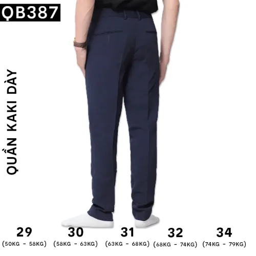 Quần tây nam size 29 34: chọn sao khi sát mốc cân nặng?