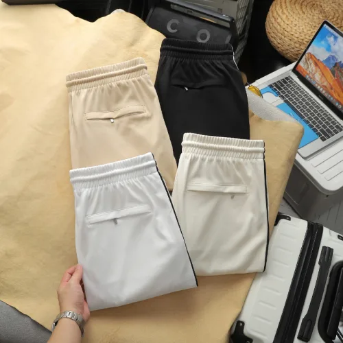 Quần Thun Nam - Quần Short Nam Lưng Thun In Logo Phối Sọc 2 Bên Có Big Size
