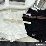 Quần Thụng Jeans Nữ Túi Hộp - Quần Jean Suông - Quần Short Nữ - Vái Kaki Vải Dày Mềm Không Co Giãn