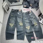 Quần Thụng Jeans Nữ Vải Dày Mềm Không Co Giãn Nhiều Mẫu