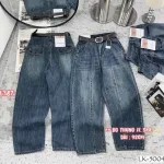 Quần Thụng Nữ - Quần Jeans Thụng - Quần Thụng Kaki Nữ Rách Túi Chất Liệu Vải Dày Mềm Không Co Giãn