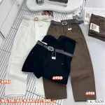 Quần Thụng Nữ - Quần Jeans Thụng - Quần Thụng Kaki Nữ Rách Túi Chất Liệu Vải Dày Mềm Không Co Giãn
