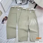 Quần Thụng Nữ - Quần Jeans Thụng - Quần Thụng Kaki Nữ Rách Túi Chất Liệu Vải Dày Mềm Không Co Giãn