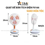 Quạt Tích Điện Để Bàn 35x18cm