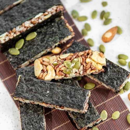 Rong Biển Kẹp Hạt Dinh Dưỡng Thơm Ngon 200g Hộp