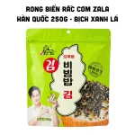 Rong Biển Rắc Cơm Canxi Zala Hàn Quốc 250g - Bịch Xanh Lá
