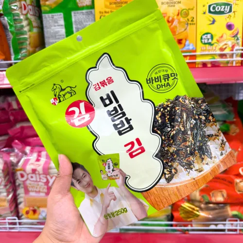 Rong Biển Rắc Cơm Canxi Zala Hàn Quốc 250g - Bịch Xanh Lá