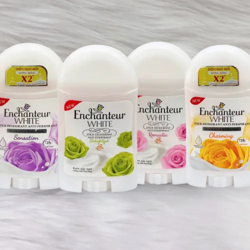 Sáp Khử Mùi Enchanteur White Romantic 40g - Sáp Khử Mùi Hương Nước Hoa Pháp