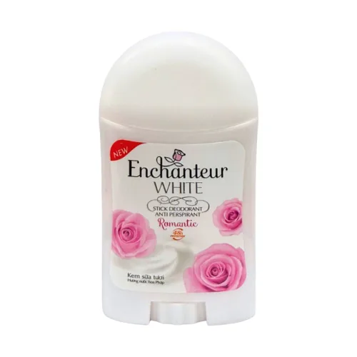 Sáp Khử Mùi Enchanteur White Romantic 40g - Sáp Khử Mùi Hương Nước Hoa Pháp