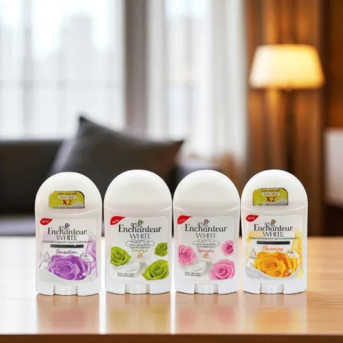 Sáp Khử Mùi Enchanteur White Romantic 40g - Sáp Khử Mùi Hương Nước Hoa Pháp