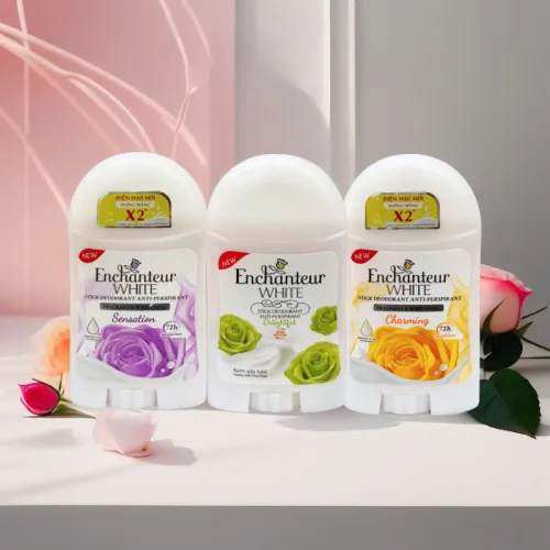 Sáp Khử Mùi Enchanteur White Romantic 40g - Sáp Khử Mùi Hương Nước Hoa Pháp