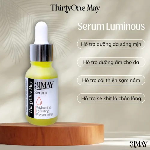 Serum Dưỡng Sáng Da Đều Màu 31May Luminous 15ml - Tinh Chất Dưỡng Thirty One May