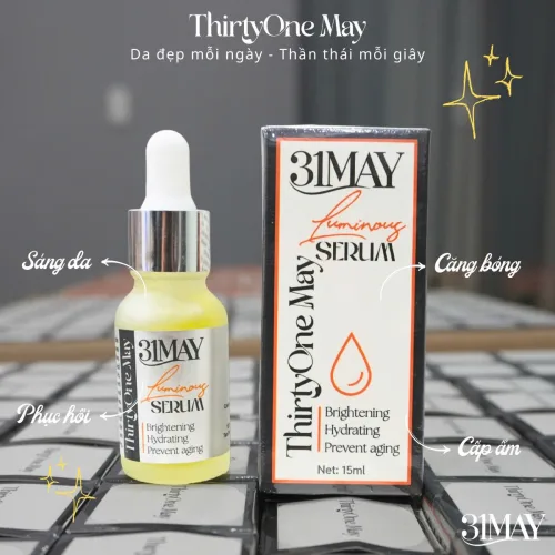 Serum Dưỡng Sáng Da Đều Màu 31May Luminous 15ml - Tinh Chất Dưỡng Thirty One May
