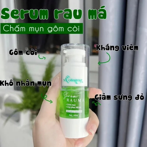 Serum chấm mụn rau má là giải pháp chân ái trị mụn