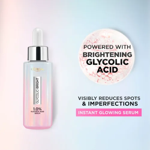 Serum Dưỡng Sáng Da Tức Thì Loreal Paris Glycolic-Bright Instant Glowing Serum 30ml