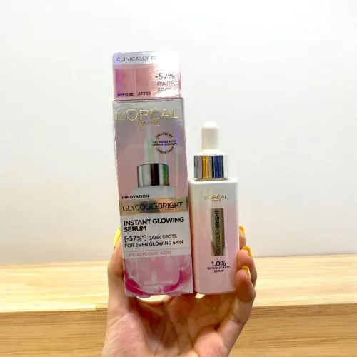 Serum Dưỡng Sáng Da Tức Thì Loreal Paris Glycolic-Bright Instant Glowing Serum 30ml