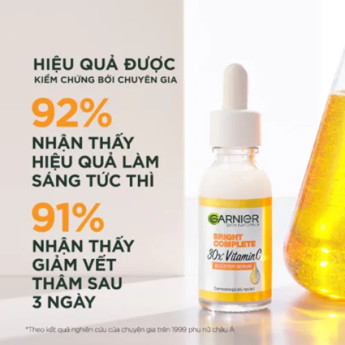 Serum Garnier Skin Naturals Bright Complete 30x Vitamin C Booster Serum 30ml