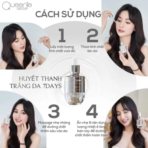 Serum Huyết Thanh Queenie Skin 7Days 50ml
