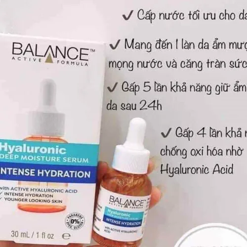 Serum Hyaluronic Acid Balance Active Formula 30ml Dành Cho Da Khô