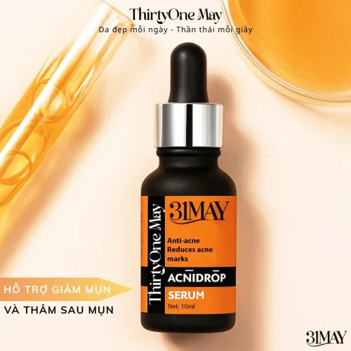 Serum 31may cho da mụn: điểm khác nằm ở kết cấu lỏng nhẹ