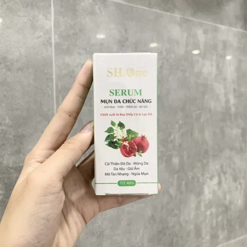 Serum Mụn Đa Chức Năng SH One Chiết Xuất Từ Rau Diếp Cá & Lựu Đỏ