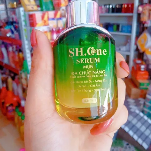 Serum Mụn Đa Chức Năng SH One Chiết Xuất Từ Rau Diếp Cá & Lựu Đỏ