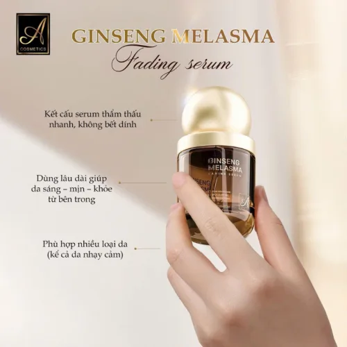 Serum Nám A Ginseng Melasma Fading Serum Cosmetic Phương Anh 35ml - Serum A Mỹ Phẩm Phương Anh - Phiên Bản Mới