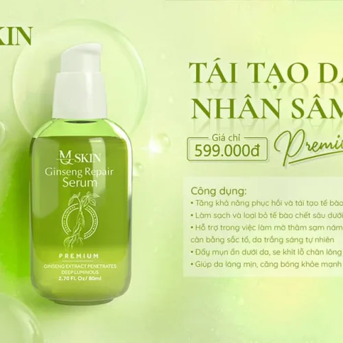 Serum tái tạo da không sưng nhân sâm MQ Skin