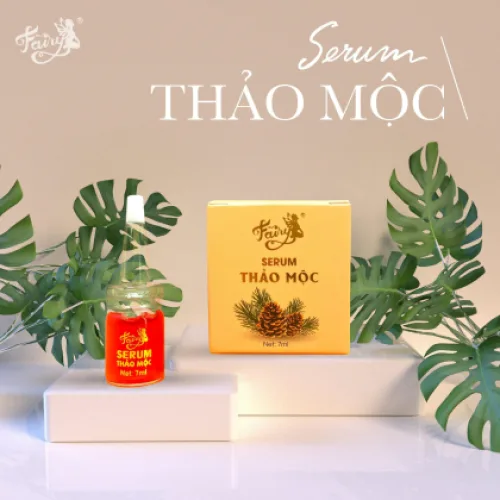 Serum Thảo Mộc Fairy Cosmetics Mini 7ml Dưỡng Trắng Căng Bóng Da