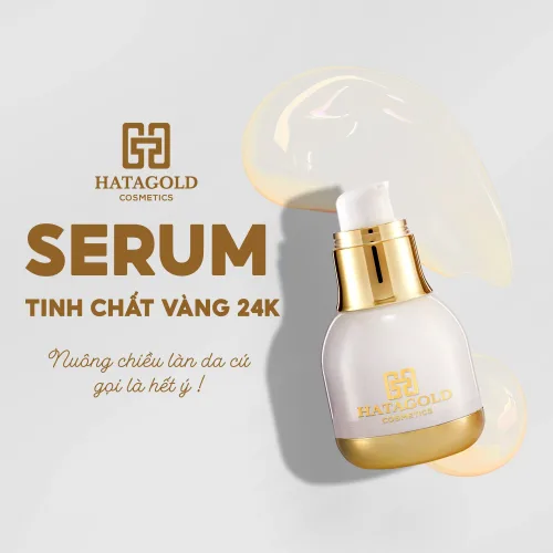 Serum tinh chất vàng 24k Hatagold giúp cải thiện dấu hiệu lão hóa