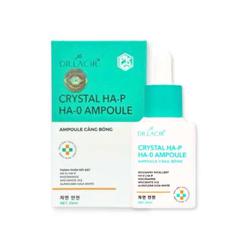 Serum Tinh Thể Vàng Dr.Lacir Crystal Serum 25ml - Giúp Da Căng Bóng