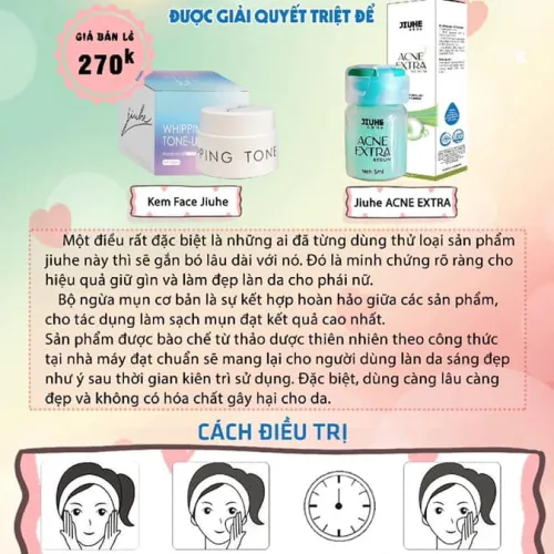 Serum giảm Mụn Jiuhe Acne Extra Thanh Tô Cosmetics