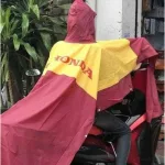 1 Áo Mưa Honda Vải Polyester Chống Thấm Nước
