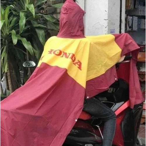 1 Áo Mưa Honda Vải Polyester Chống Thấm Nước