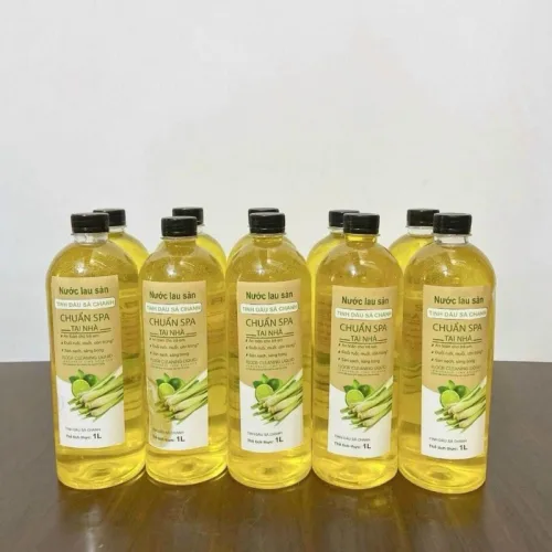 Set 2 Chai Nước Lau Sàn Tinh Dầu Sả Chanh Tươi 1 Lít/Chai