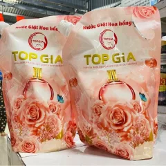 Set 2 túi nước giặt topgia Hoa Hồng 2000ml túi(2 túi 4000ml)