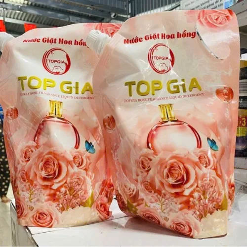 Set 2 túi nước giặt topgia Hoa Hồng 2000ml túi(2 túi 4000ml)